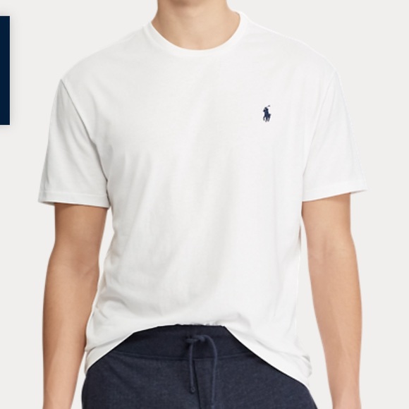 White Polo Logo Tee - Picture 1 of 4